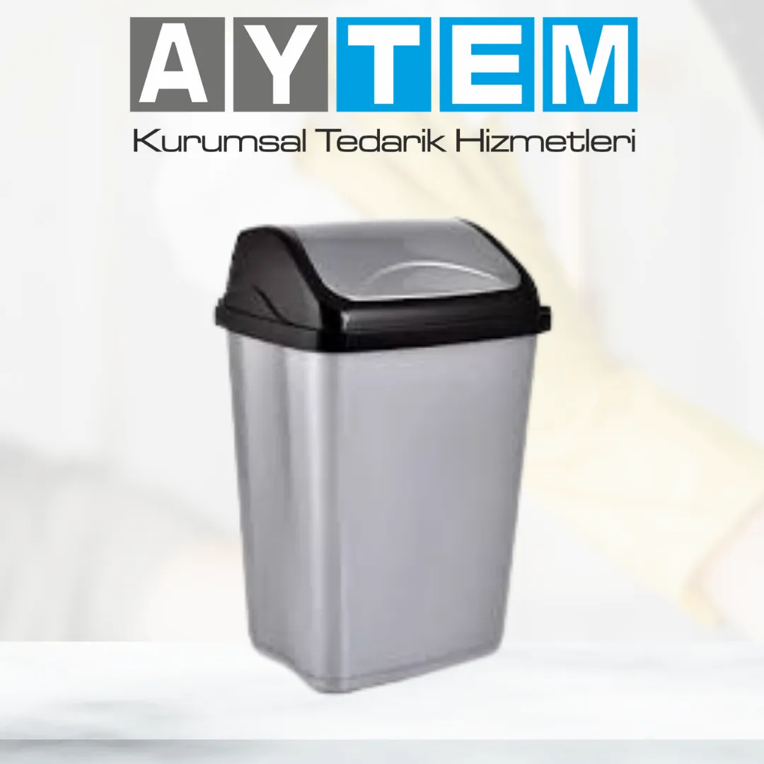 SALLANIR KAPAK ÇÖP KOVASI 16 LİTRE 
